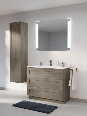 Linie Classo meuble salle de bains avec lavabo Vano