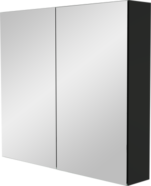 Storke Reflecta spiegelkast 85 x 75 cm mat zwart