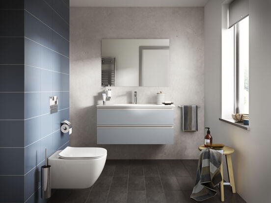 Ideal Standard Tesi Hänge WC: Weiß glänzend, spülrandlos, inkl. Isoliermatte