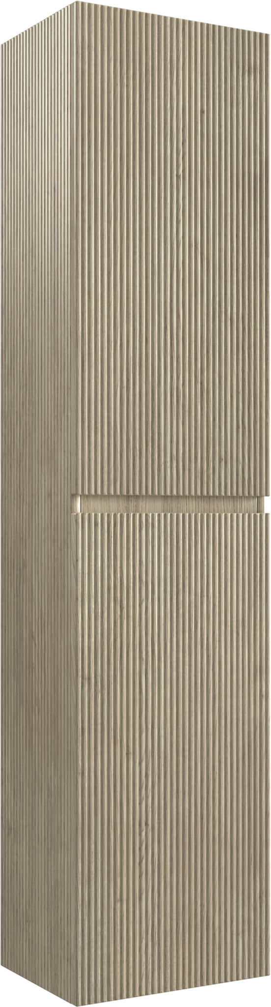 Storke Ribs hängend Säulenschrank Eiche rauh 40 x 30 x 170 cm