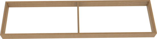 Balmani Legno socle pour meuble sous-vasque chêne vieilli 180 x 52,5 cm