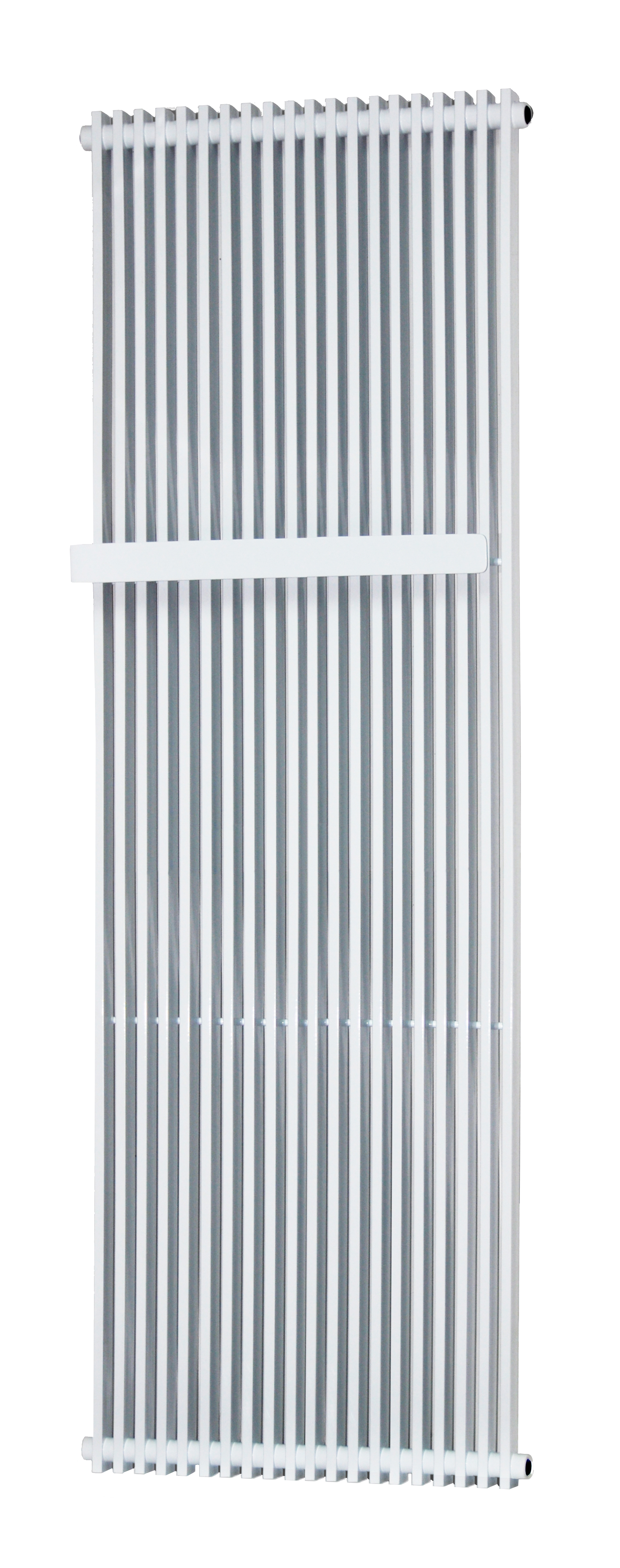 Vipera Corrason enkele badkamerradiator 60 x 180 cm centrale verwarming hoogglans wit zijaansluiting 2,059W