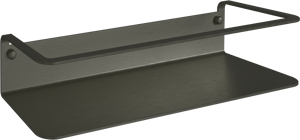 Blaufoss Tika porte-shampooing seul avec fixation murale Brushed GunMetal