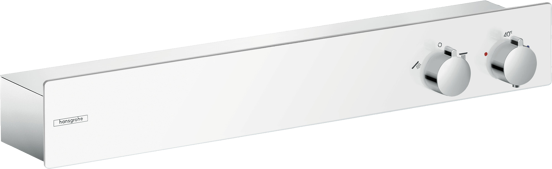 Hansgrohe Showertablet Select 600 thermostatische inbouw douchekraan 2 functies glanzend chroom en wit