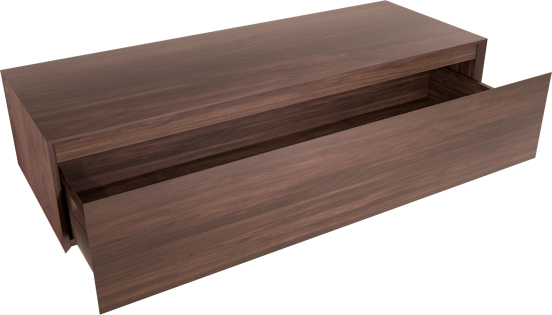 Balmani Mitra Elements meuble sous-vasque suspendu 135 x 50 cm noyer Américain 1 tiroir