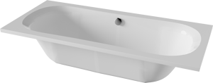 Linie Tessa baignoire encastrable duo 180 x 80 cm acrylique blanc brillant