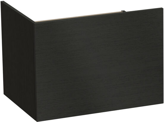 Balmani Cubo meuble sous-lavabo suspendu 144 x 53 cm chêne noir 4 tiroirs - partie gauche