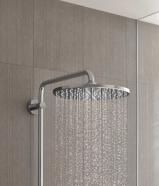 Grohe Euphoria System 310 regendoucheset thermostatische kraan glanzend chroom
