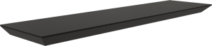 Balmani Mitra Wandregal, schwarz matt, 60 x 16 cm