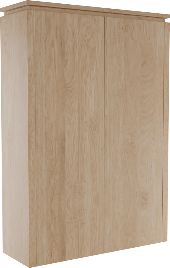 Balmani Eclips zwevende badkamerkast natuur eik 90 x 32 x 130 cm