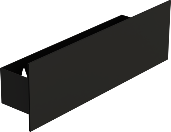 Balmani Uma wandplank mat zwart 35 x 8.5 cm