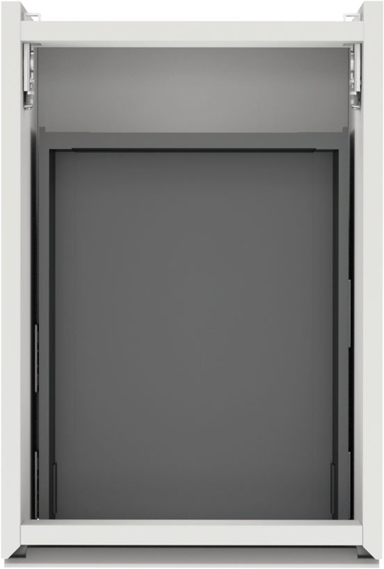 Storke Edge hängender Waschbeckenunterschrank: 35 x 52 cm, Weiß matt, 1 Schublade