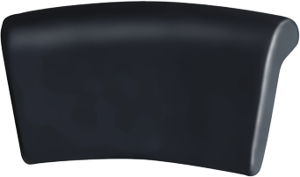 Luca Varess Apoyo coussin de bain noir