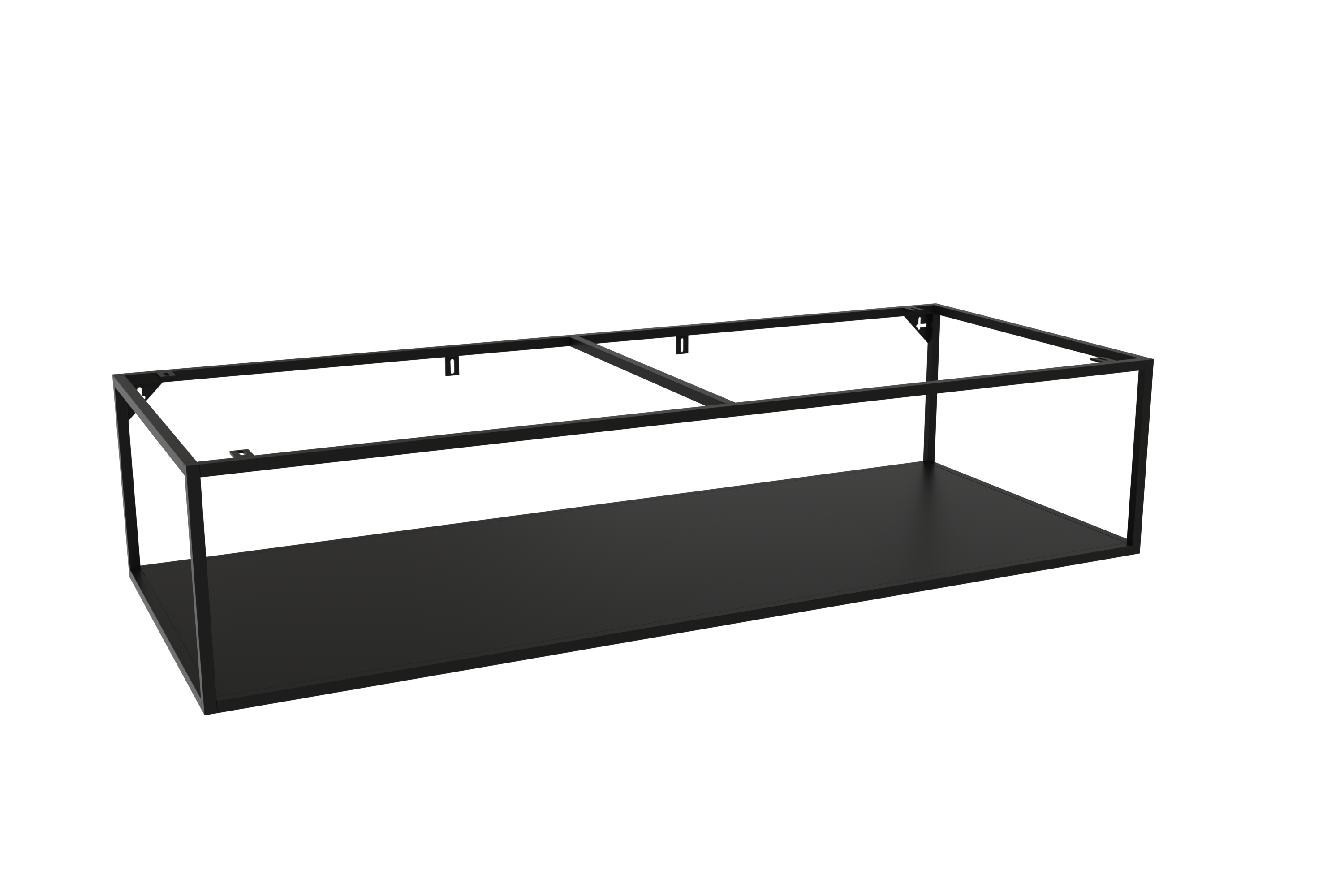 Storke Edge decoratieve frame mat zwart 130 x 52 cm