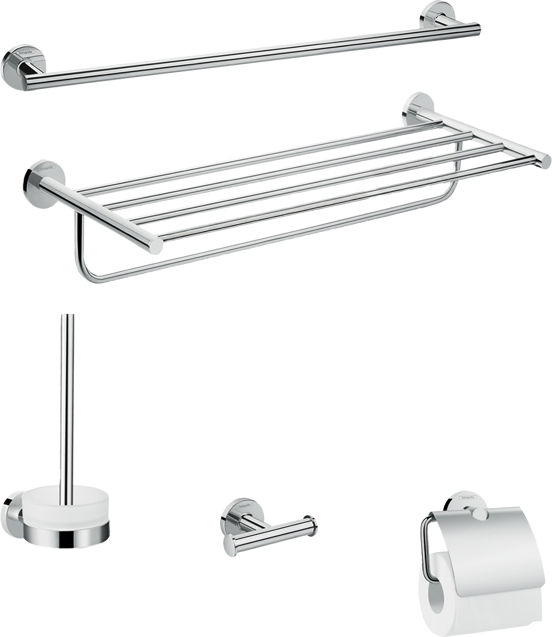 Hansgrohe Logis Badezimmer Set chrom glänzend