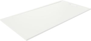 Balmani Andes douchebak 200 x 100 cm solid surface mat wit