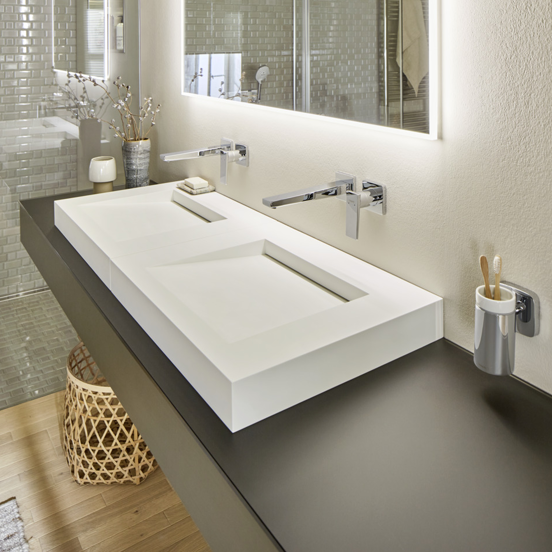Hansgrohe Metropol Unterputz-Waschbecken Armatur: Chrom glänzend