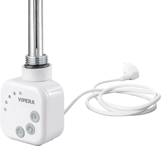 Vipera régulateur thermostatique analogique pour sèche-serviettes 800W électrique blanc