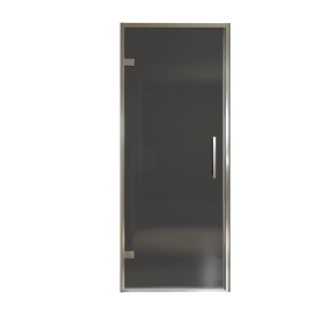 Balmani Senses Design douche draaideur links 90 cm x 210 cm Rookglas, Chroom profielen