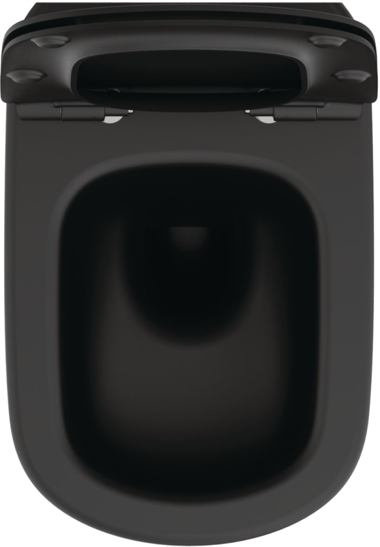 Ideal Standard Tesi hangend toilet mat zwart randloos