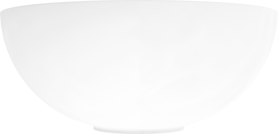 Luca Varess Supra vasque à poser porcelaine blanc brillant rond Ø 36 cm