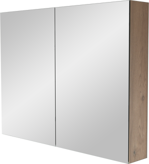 Storke Reflecta spiegelkast 100 x 75 cm ruwe eik
