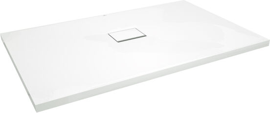 Villeroy & Boch Squaro Infinity receveur de douche 140 x 90 cm quaryl blanc mat