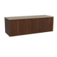 Storke Ribs badkamermeubel met Panton wastafelblad voor waskom(men)