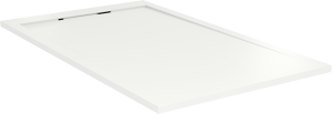 Balmani Andes Duschwanne: 140 x 80 cm, Solid Surface, Weiß matt