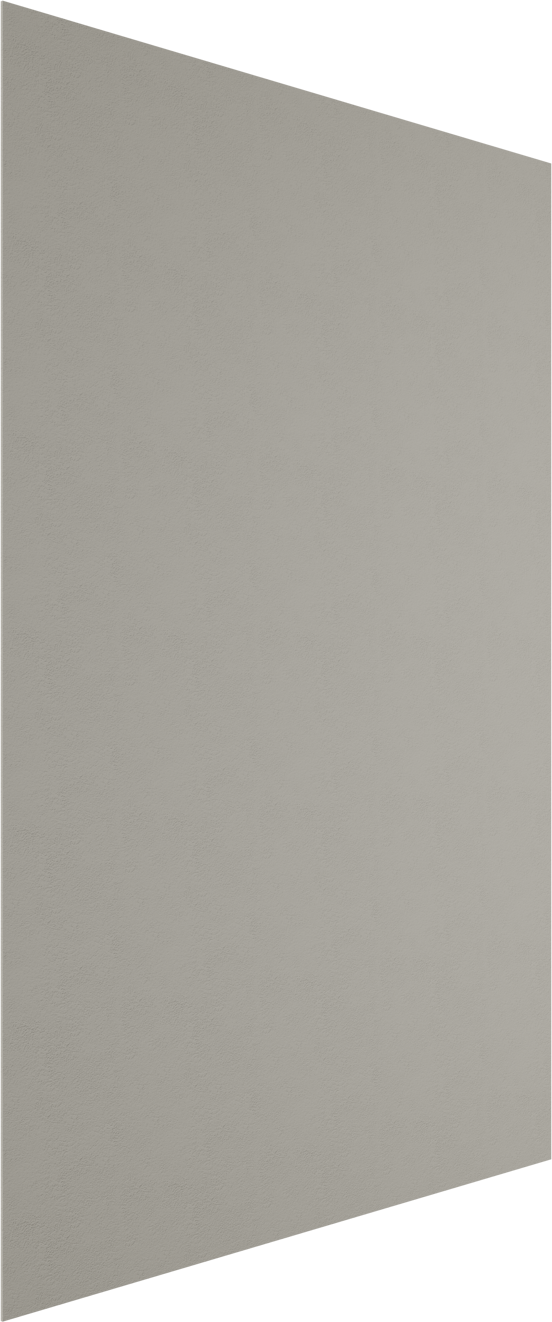 Luca Varess Zelda Duschrückwand 162 x 240 cm Komposit seidengraue matt rockstruktur