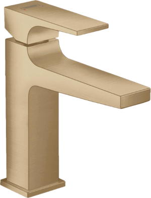 Hansgrohe Metropol 110 verlaagde wastafelkraan brushed bronze