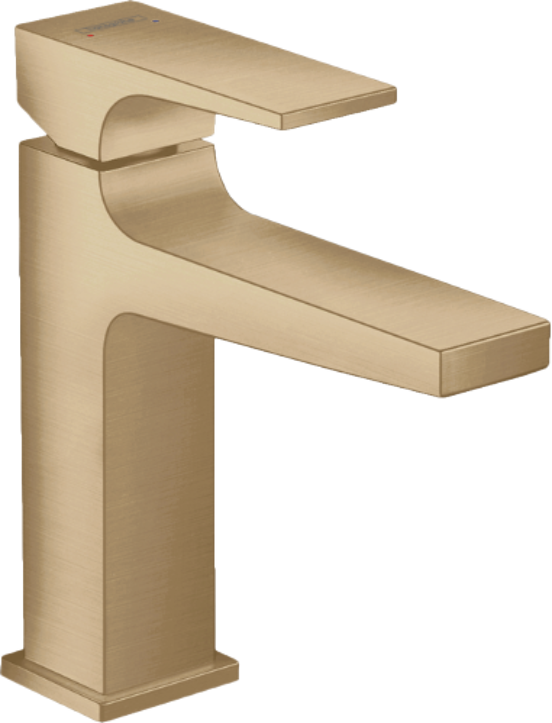 Hansgrohe Metropol 110 verlaagde wastafelkraan brushed bronze