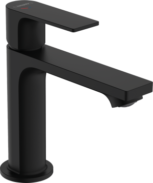Hansgrohe Rebris 110 verlaagde wastafelkraan mat zwart