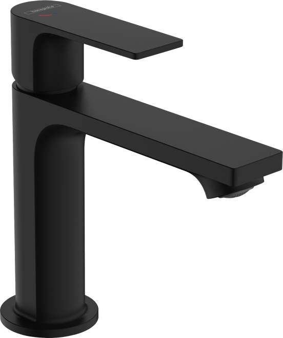 Hansgrohe Rebris 110 Niedrige Waschtischarmatur Schwarz matt