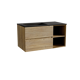 Storke Edge meuble salle de bains avec plan vasque Scuro
