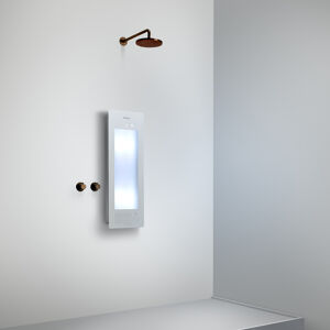 Sunshower Plus S Infrarood en UV Vlakke opbouw white
