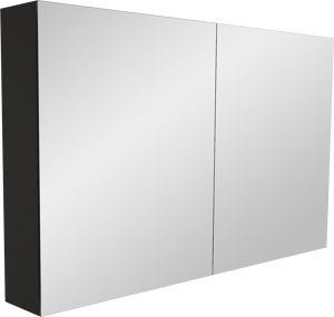 Balmani Mitra spiegelkast 120 x 72 cm mat zwart