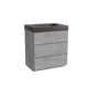 Storke Edge meuble salle de bains avec lavabo Scuro High