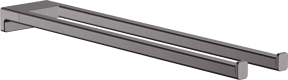 Hansgrohe AddStoris Handtuchhalter brushed black chrome