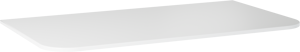 Balmani Moon enkel of dubbel tablet mat witte Solid Surface 100 x 55 cm