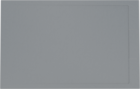Balmani Indus douchebak 140 x 90 cm composietmarmer donkergrijs leisteenstructuur