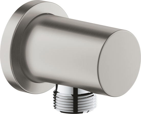 Grohe Rainshower Round doucheslangaansluiting 1/2" supersteel