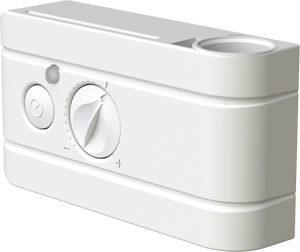 Vipera régulateur thermostatique analogique pour sèche-serviettes électrique blanc