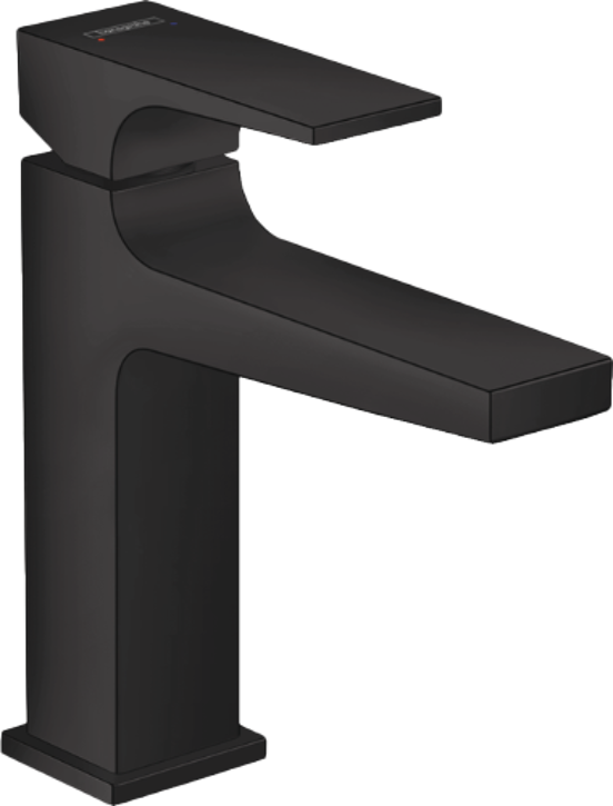 Hansgrohe Metropol 110 Niedrige Waschtischarmatur Schwarz matt