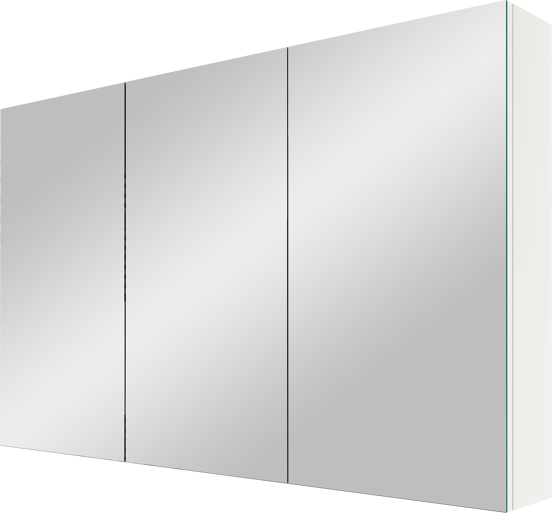 Linie Montro spiegelkast 120 x 75 cm glanzend wit