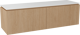 Balmani Eclips meuble salle de bains avec tablette pour vasques Stretto