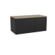 Storke Ribs badkamermeubel met Panton wastafelblad voor waskom(men)