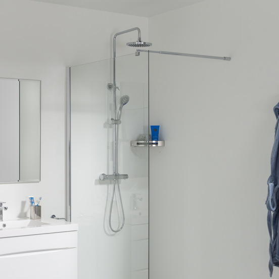 Linie Jupiter 200 regendoucheset chroom