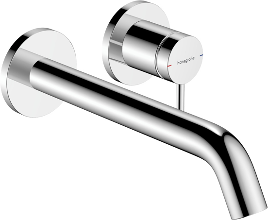 Hansgrohe Tecturis S inbouw wastafelkraan glanzend chroom