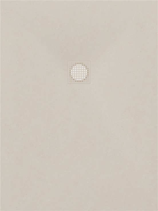Luca Varess Suite douchebak 120 x 90 cm composietmarmer Dizzy Cream 